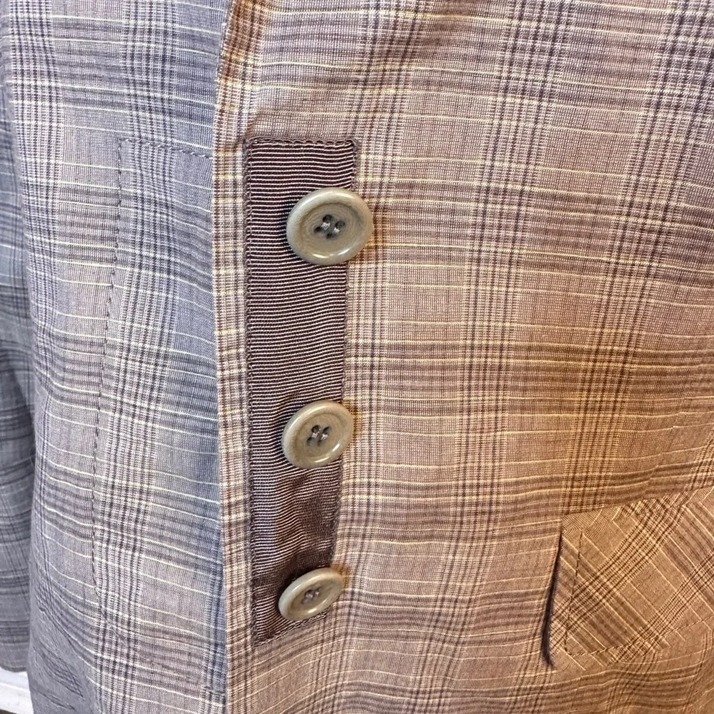 BCBGMAXAZRIA Classic Plaid Blazer Size Medium